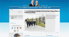 Desktop Screenshot of abdullahgul.gen.tr